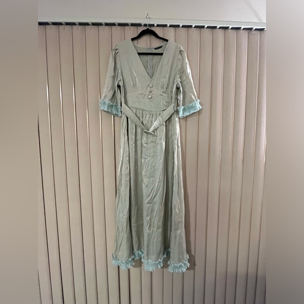 Blue Green Dress